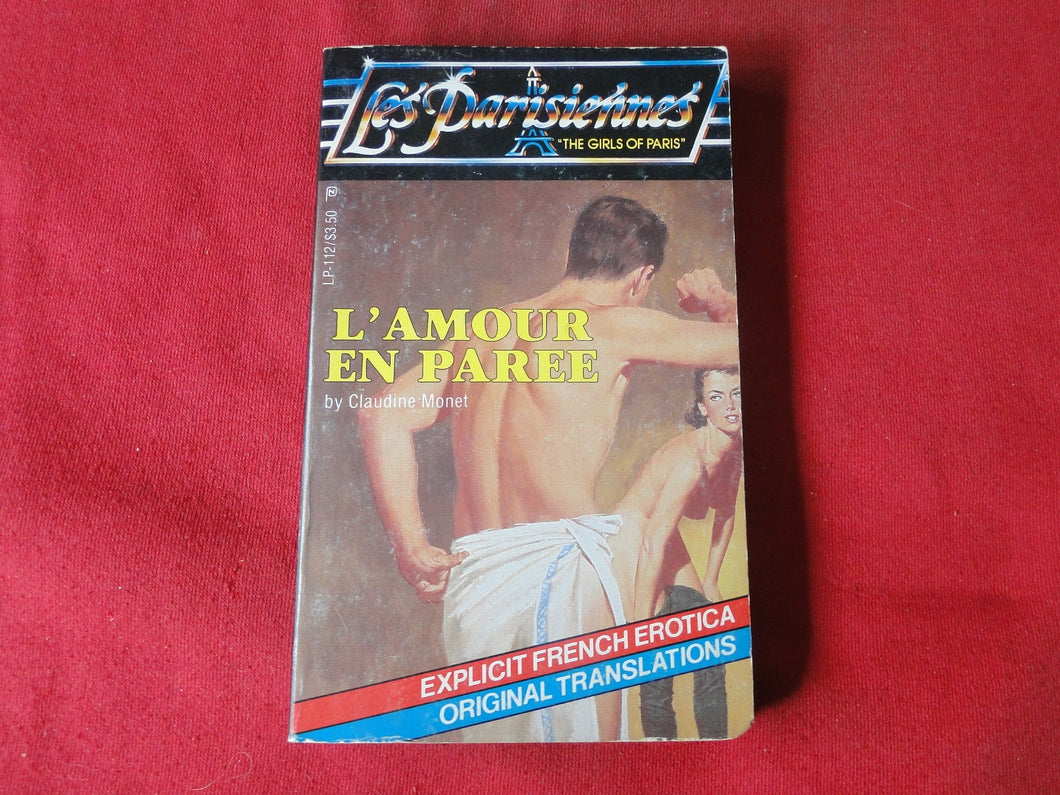 Vintage Adult Paperback Book/Novel L'Amour En Paree 1984 Claudine Monet   G5