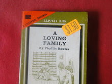 Load image into Gallery viewer, Vintage Erotic Adult Paperback Book/Novel Liverpool Press A Loving Family   PB2
