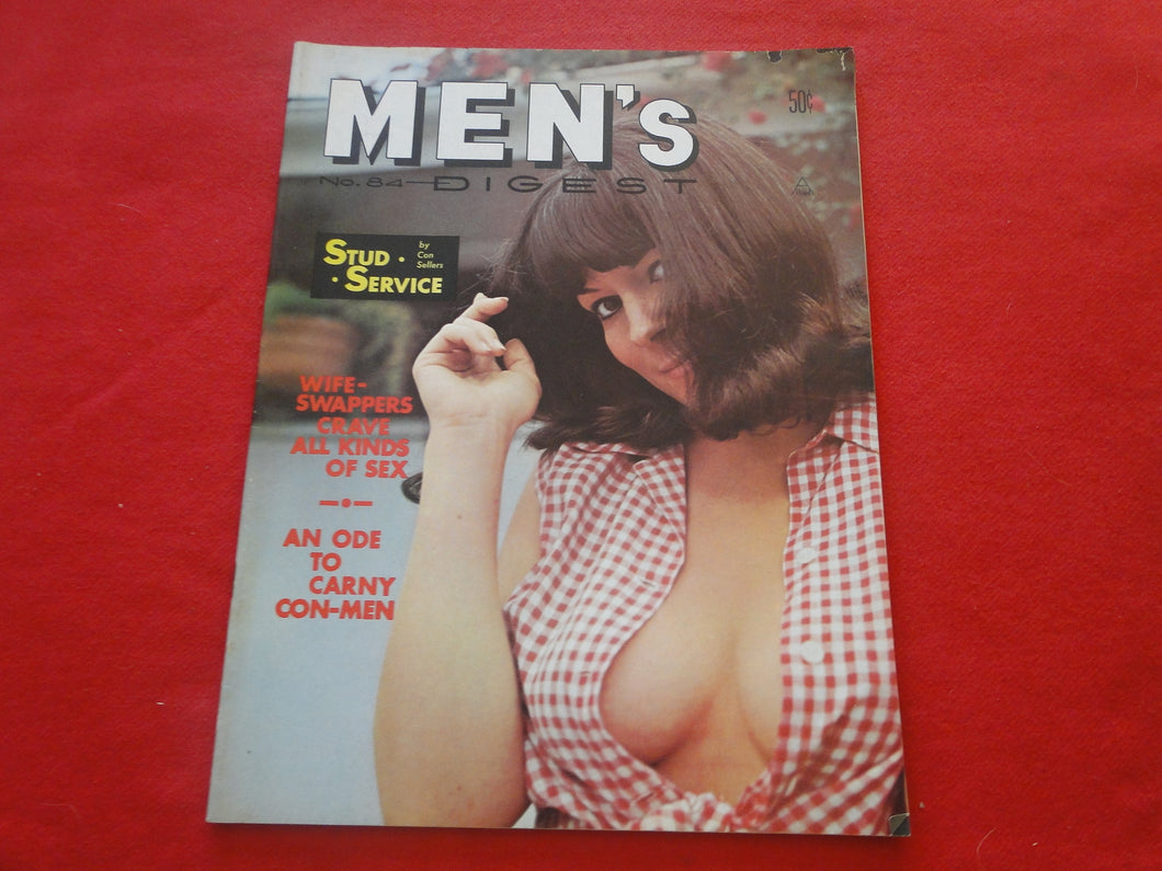 Vintage Nude Erotic Sexy Adult Magazine Men's Digest November 1967     JB5