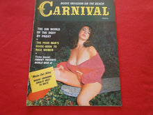 Load image into Gallery viewer, Vintage Nude Erotic Sexy Adult Magazine Carnival November 1967        JB5
