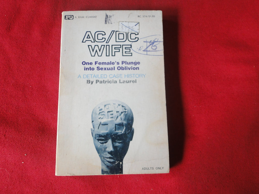 Vintage Adult Paperback Book/Novel AC/DC Wife Patricia Laurel 1969       G5