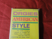 Load image into Gallery viewer, Vintage Adult Paperback Book/Novel Orgies American Style          BT2
