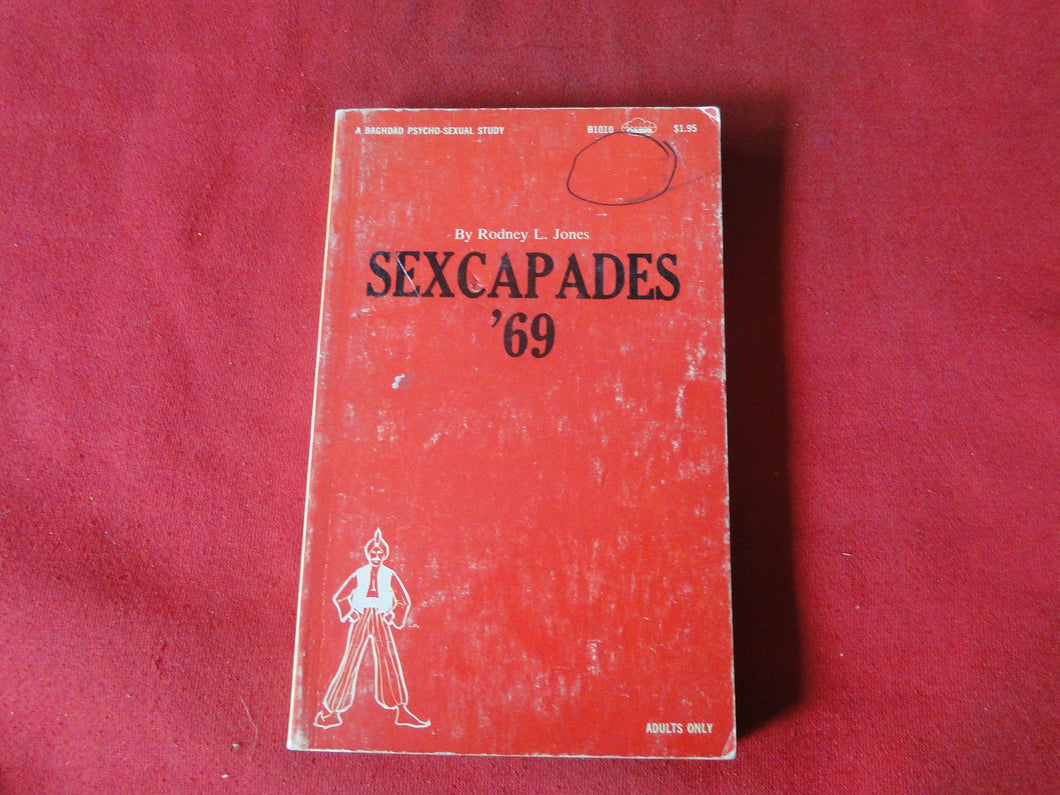 Vintage Adult Paperback Book/Novel Sexcapades '69 Rodney L. Jones 1969     G5