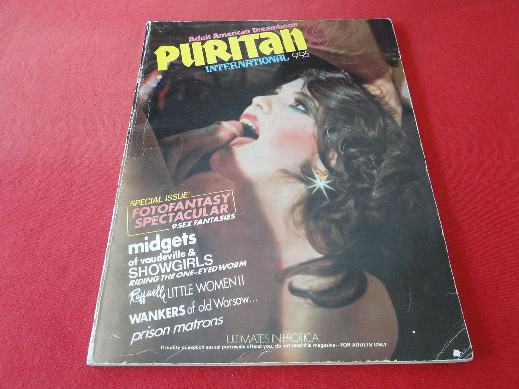 Vintage Nude Erotic Sexy Adult Magazine Puritan 9 1982          G4