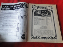 Load image into Gallery viewer, Vintage Nude Erotic Sexy Adult Magazine Rascal July 1976      JB5
