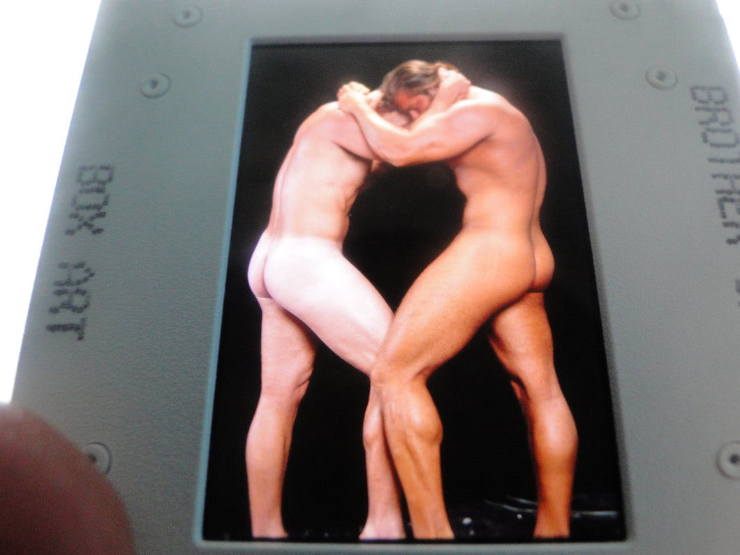 VINTAGE 35MM GAY MALE SLIDE BEEFCAKE MUSCLE NUDE FALCON STUDIOS Z24p