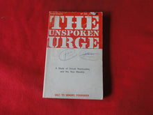 Load image into Gallery viewer, Vintage Adult Paperback Book/Novel The Unspoken Urge Jacob Rogers 1969     G5
