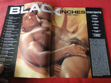 Load image into Gallery viewer, Vintage Adult Erotic Sexy Magazine Gay Interest Black Inches 1995         G7
