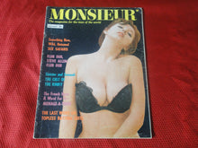 Load image into Gallery viewer, Vintage Nude Erotic Sexy Adult Magazine Monsieur December 1964     P52
