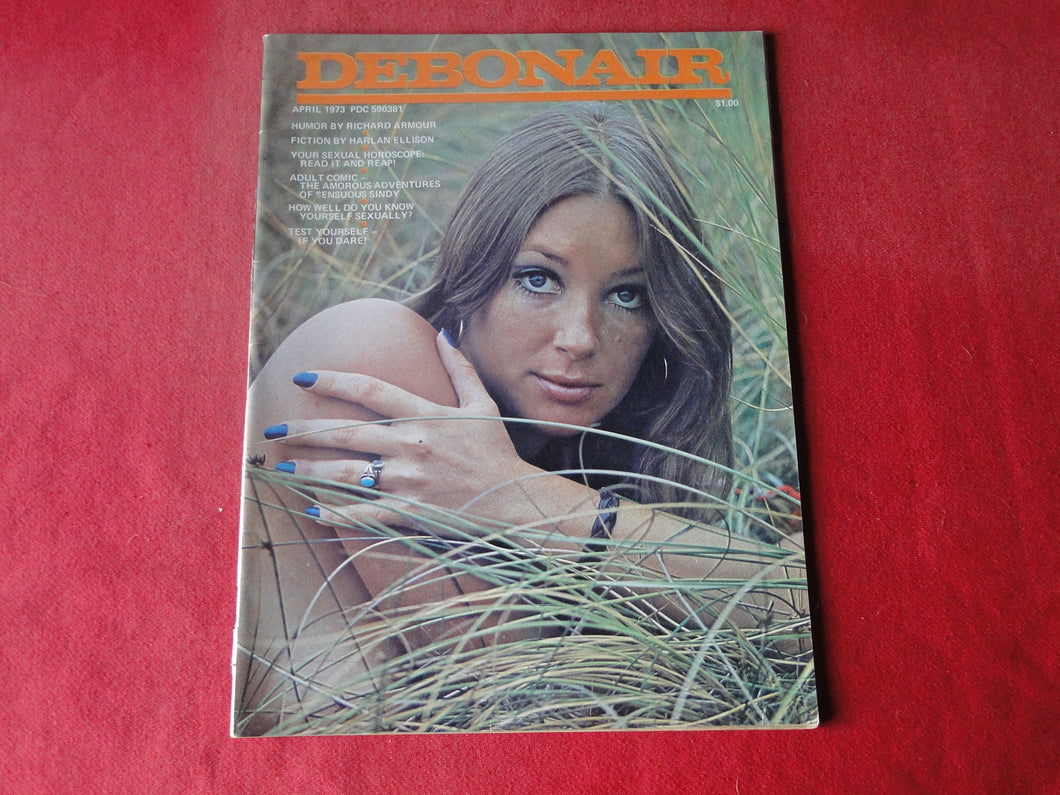 Vintage Nude Erotic Sexy Adult Magazine Debonair April 1973           P87