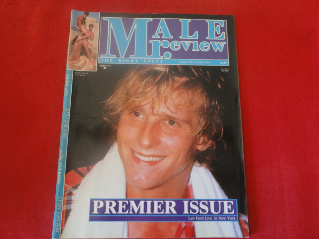 Vintage Adult Erotic Sexy Magazine Gay Interest Mr. Male Review 1984 #1     K