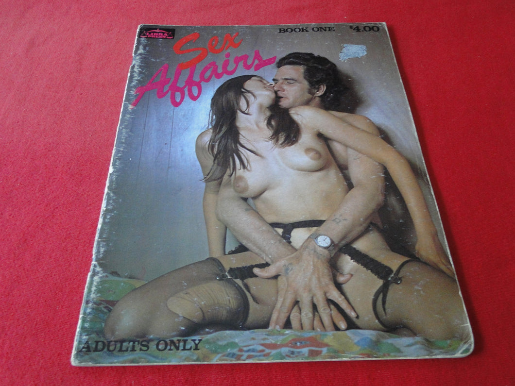 Vintage Nude Erotic Sexy Adult Magazine Sex Affairs Book One A BIT ROUGH      G2