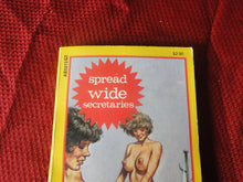 Load image into Gallery viewer, Vintage Erotic Porn Paperback Book/Novel Greenleaf Spread Wide Secretaries 1979   PB3
