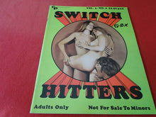 Load image into Gallery viewer, Vintage Nude Erotic Sexy Adult Magazine Switch Hitters 1972        G2
