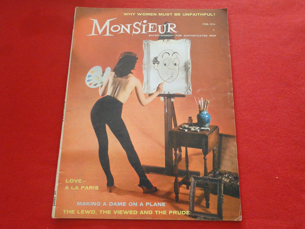 Vintage Nude Erotic Sexy Adult Magazine Monsieur            JB6
