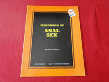 Load image into Gallery viewer, Vintage Nude Erotic Sexy Adult Magazine Handbook of Anal Sex  NOT MANY PAGES   G2
