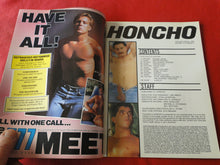 Load image into Gallery viewer, Vintage Adult Erotic Sexy Magazine Gay Interest Honcho March 1989          G8
