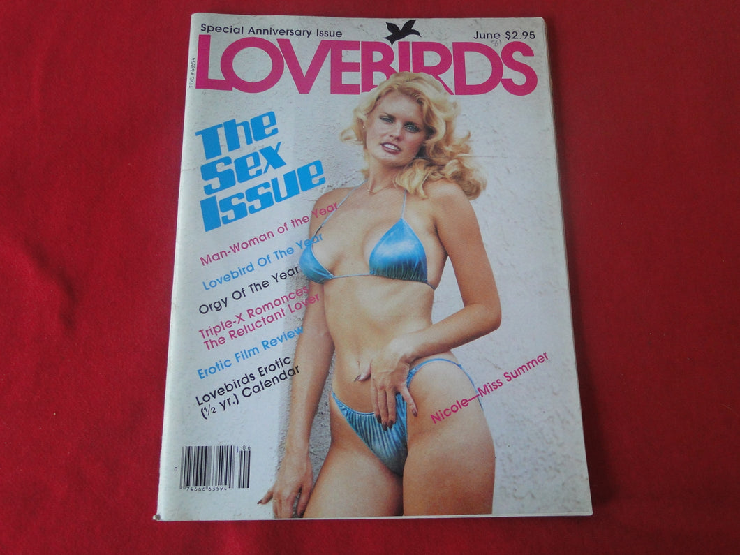 Vintage Nude Erotic Sexy Adult Magazine Lovebirds June 1981         JB51