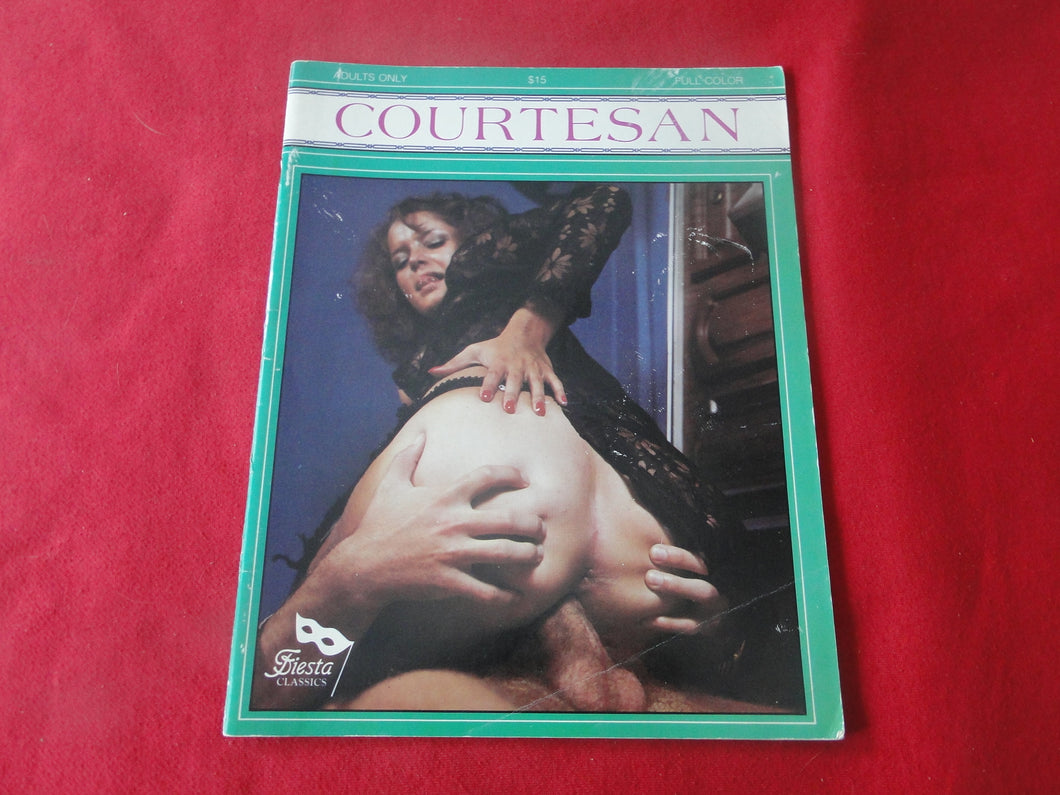 Vintage Nude Erotic Sexy Adult Magazine Courtesan All Color    P84