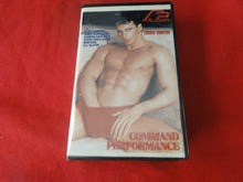 Load image into Gallery viewer, Vintage Adult XXX Gay VHS Porn Tape Video Movie Falcon Chuck Hunter Command Performance  GD4
