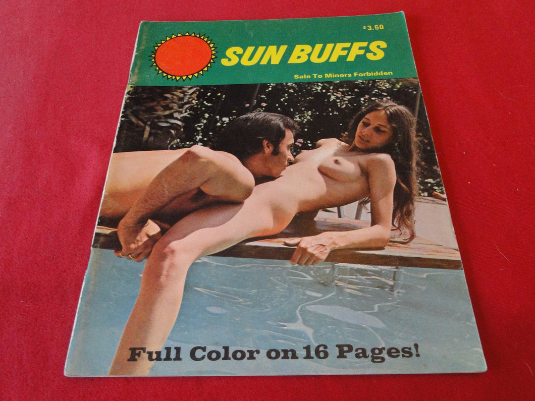 Vintage Nude Erotic Sexy Adult Magazine Sun Buffs 1969         JB28