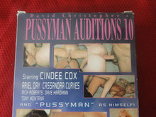 Load image into Gallery viewer, Vintage Adult XXX VHS Porn Tape Adult Video Movie Pussyman Auditions 10     CJ
