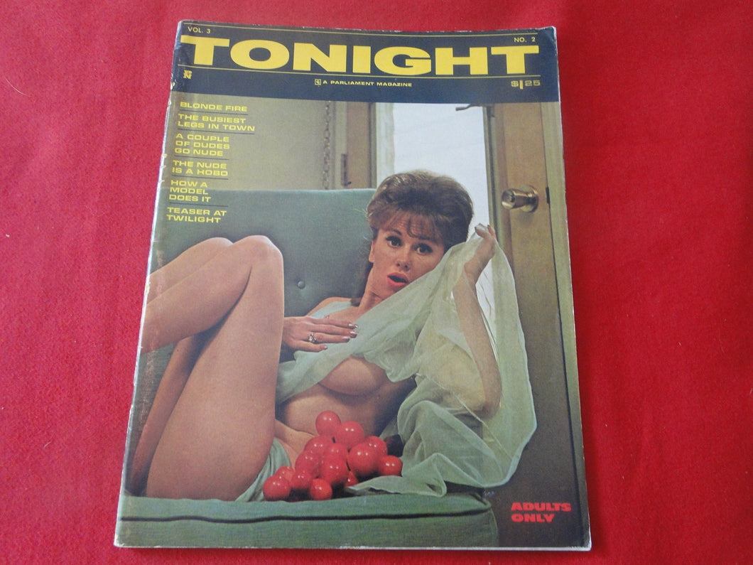 Vintage Nude Erotic Sexy Adult Magazine Tonight Parliament 1963       P84