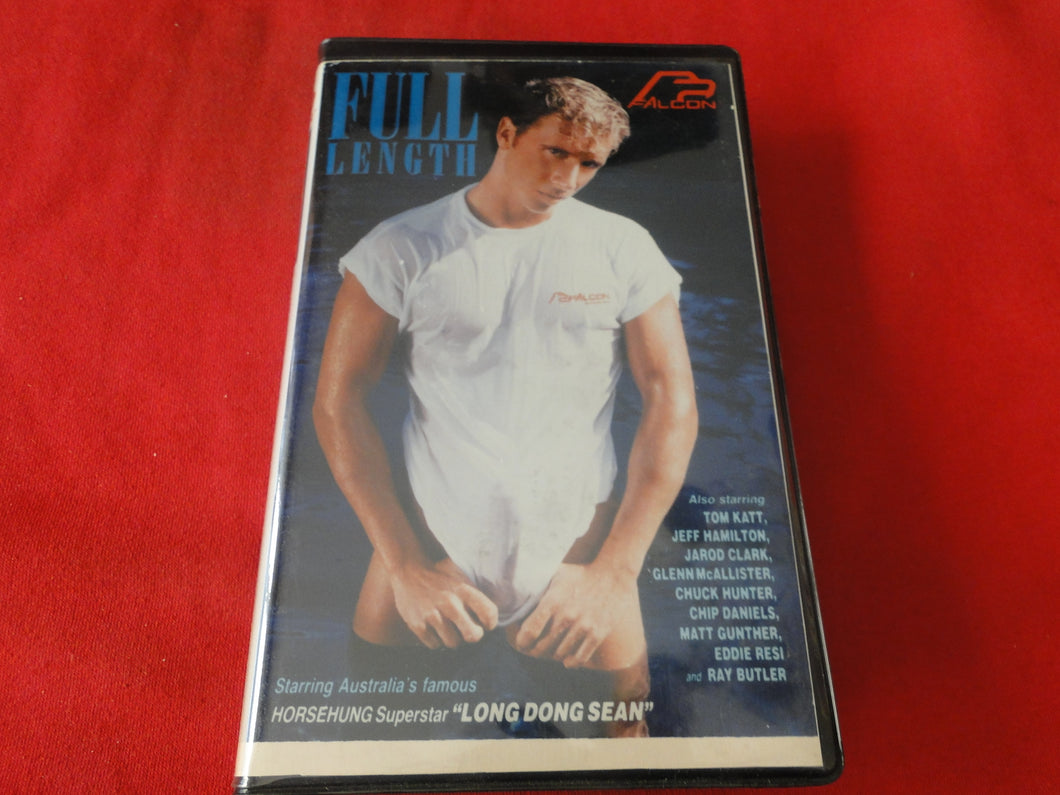 Vintage Adult XXX Gay VHS Tape Video Movie Full Length Falcon Long Dong Sean    X20