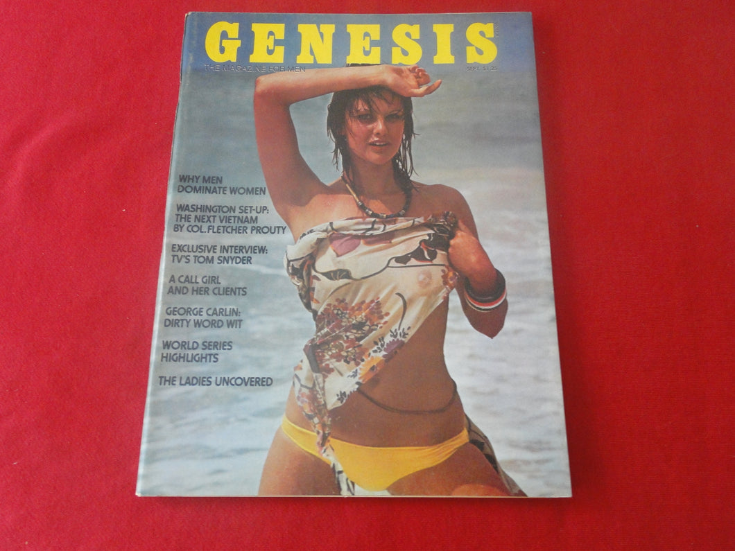 Vintage Nude Erotic Sexy Adult Magazine Genesis September 1974       P73