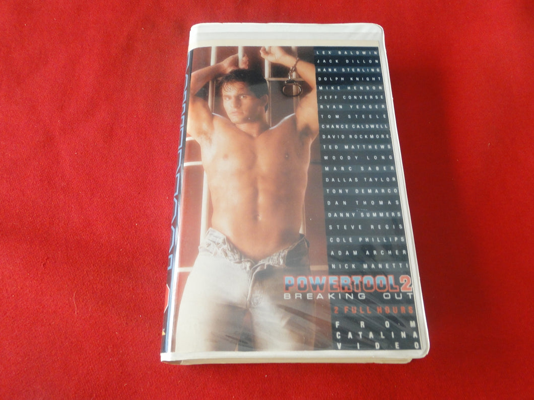 Vintage Adult XXX Gay VHS Tape Video Movie Powertool 2 Breaking Out Lex Baldwin   X20