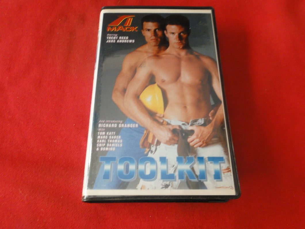 Vintage Adult XXX Gay VHS Tape Video Movie Mack Trent Reed Toolkit      X20