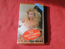 Load image into Gallery viewer, Vintage Adult Paperback Novel/Book The Wife's Horny Desires Greenleaf 1984    FF

