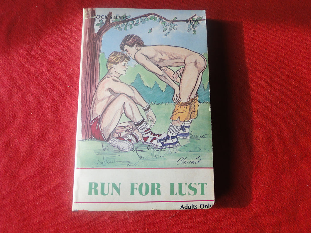 Vintage Adult Paperback Novel/Book Gay Interest Run For Lust       PB1
