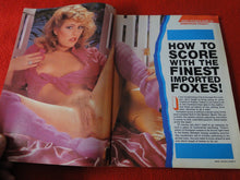Load image into Gallery viewer, Vintage Nude Erotic Sexy Adult Magazine Adult Action Guide May 1988      <

