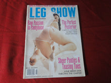 Load image into Gallery viewer, Vintage Nude Erotic Sexy Adult Magazine Leg Show June 1998          P101
