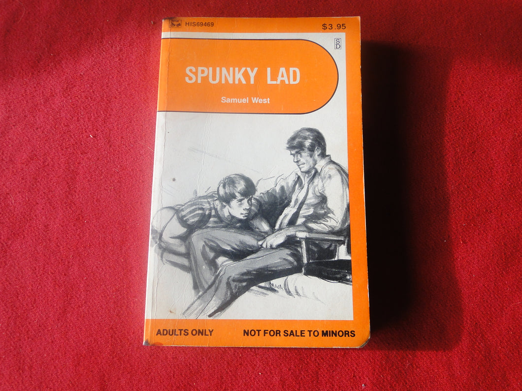 Vintage Adult Paperback Novel/Book Gay Interest Spunky Lad Samuel West      PB1
