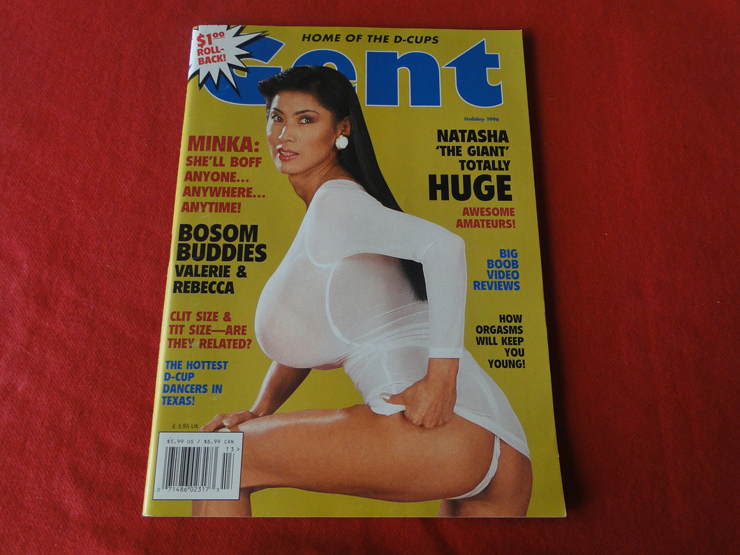 Vintage Nude Erotic Sexy Adult Magazine Gent Holiday 1996       G8