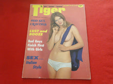 Load image into Gallery viewer, Vintage Nude Erotic Sexy Adult Magazine Tiger Summer 1971         JB6
