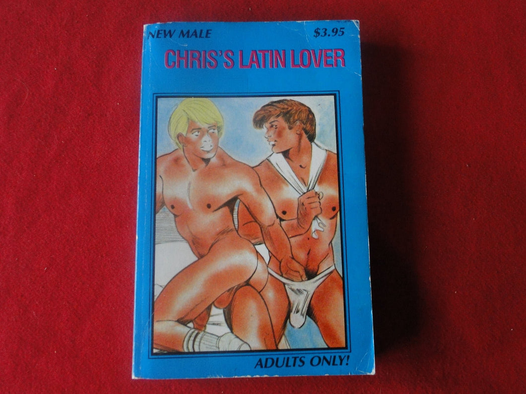 Vintage Adult Paperback Novel/Book Gay Interest Chris' Latin Lover       PB1