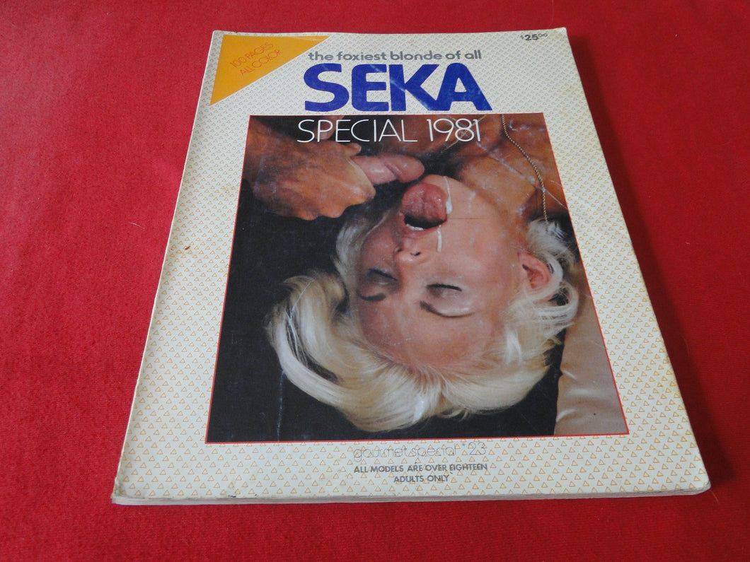 Vintage Nude Erotic Sexy Adult Magazine Seka Special 1981 PACKED    57