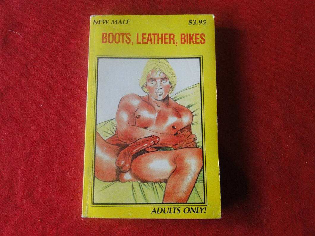 Vintage Adult Paperback Novel/Book Gay Interest Boots, Leather, Bikes        PB1