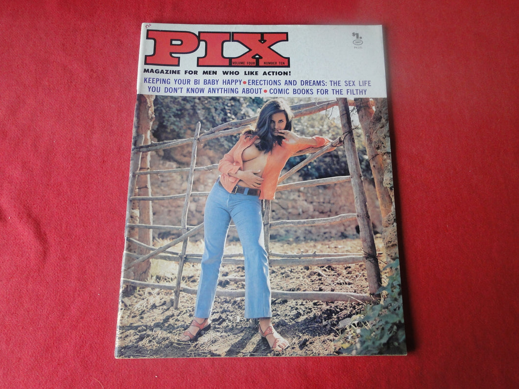 Vintage Nude Erotic Sexy Adult Magazine Pix November 1972            P87