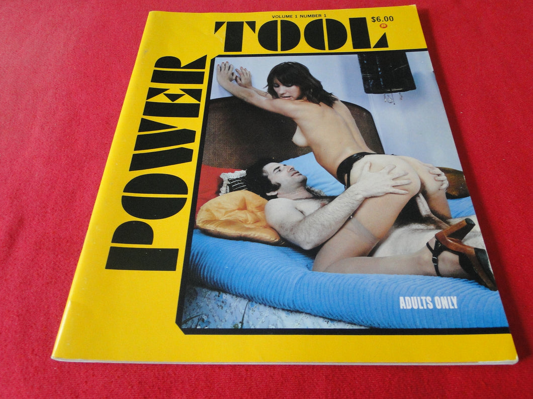 Vintage Nude Erotic Sexy Adult Magazine Power Tool #1 1980      57