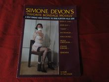 Load image into Gallery viewer, Vintage Nude Erotic Sexy Adult Magazine BDSM Simone Devon's Favorite Bondage Models JB4
