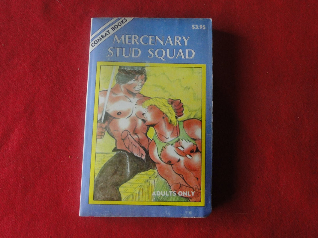 Vintage Adult Paperback Novel/Book Gay Interest Mercenary Stud Squad       PB1