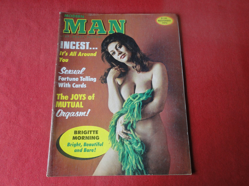 Vintage Nude Erotic Sexy Adult Magazine Modern Man November1972           P87