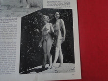 Load image into Gallery viewer, Vintage Nude Erotic Sexy Adult Magazine Sunshine &amp; Health July 1959       P73
