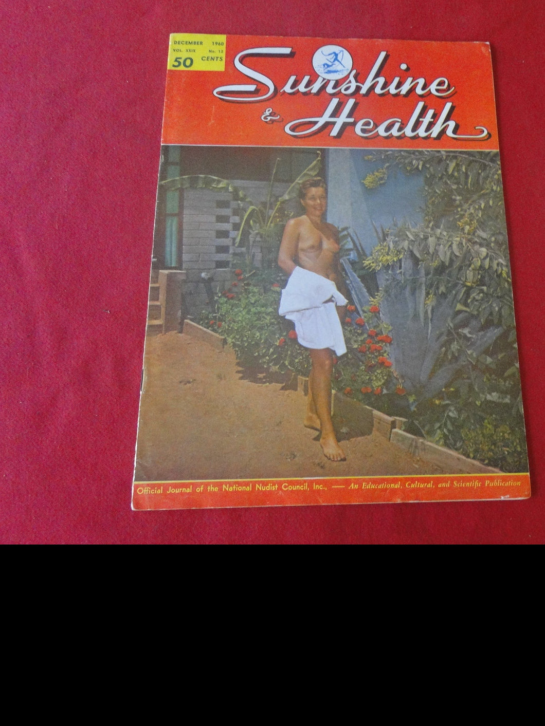 Vintage Nude Erotic Sexy Adult Magazine Sunshine & Health December 1960        P73