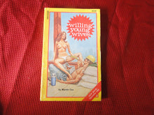 Load image into Gallery viewer, Vintage Erotic Porn Paperback Book/Novel Greenleaf Willing Young Wives 1980       PB4
