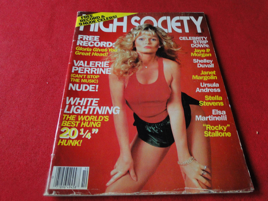 Vintage Nude Erotic Sexy Adult Magazine High Society Oct. 1980        JB15